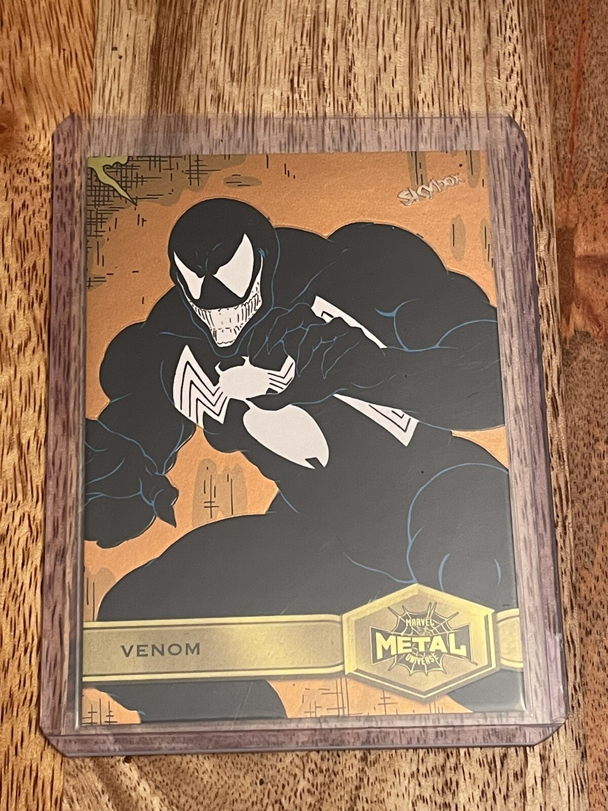2021 Marvel Metal Universe Spider-Man Venom High Series Light FX Gold #193 M843
