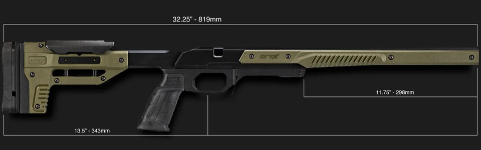 MDT Oryx Rifle Upgraded Chassis Stock Savage Axis SA ODG 104226 -ODG | eBay