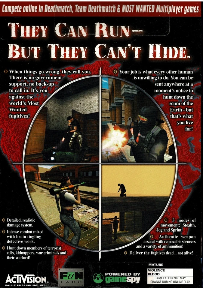 U.S. Most Wanted Nowhere to Hide Pc New Boxed Hunt Down Terrorists Warlords More - Image 2 of 2