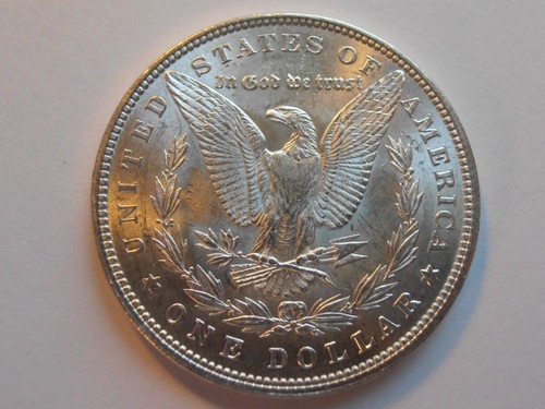 1879 P Morgan Silver Dollar, HIGH GRADE BU (79PJX1) - Picture 6 of 7