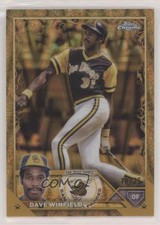 2023 Topps Gilded Collection Gold RayWave Refractor 18/25 Dave Winfield HOF 9b3