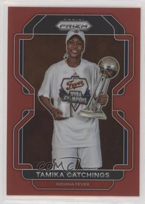 2022 Panini Prizm WNBA Red Prizm 100/199 Tamika Catchings #125 HOF nd3
