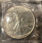 U.S. Mint American Eagle 1987 1 oz .999 Fine Silver Bullion Coin Uncertified