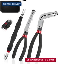 3Pcs Electrical Disconnect Pliers, Electrical Connector Removal Tool for Cars, A