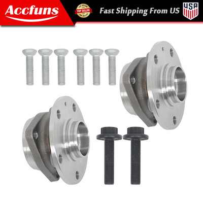 Pair For Audi A3 Q3 S3 VW Jetta Golf Front or Rear Wheel Hub Bearing Assembly