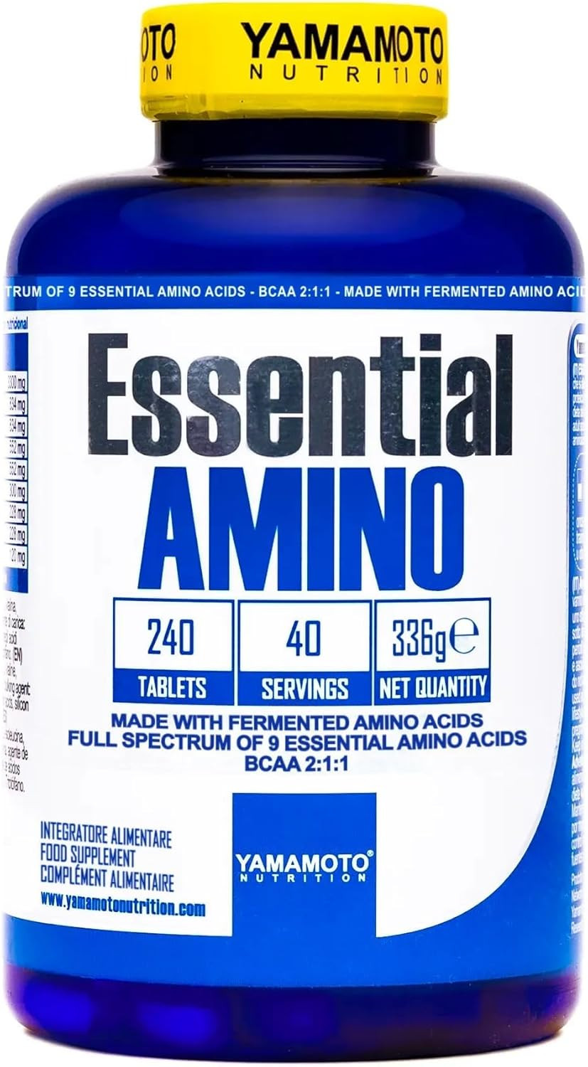 Essential AMINO 240 Compresse - Integratore EAA Fermentati per Muscoli