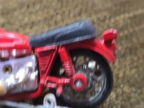 Vintage BMW /5 Toy Die Cast Motorcycle Red  - Afbeelding 4 van 12