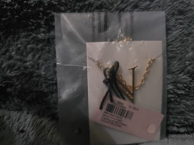 NWT VICTORIA'S SECRET Bombshell Gold Perfume Charm V Monogram or V Medallion