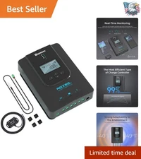 Advanced 40A 12V/24V Solar Charge Controller - Compact Design & Full Protection