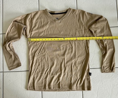 National Safety Apparel Westex FR Shirt Women Tan Large USA Made CAT 2 NFPA 2112 - Picture 8 of 12