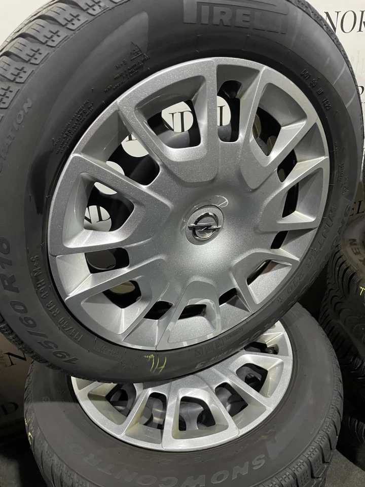 4x Orgi. Opel Crossland X Komplet Stahl-Felgen Winter 6,5x 16zoll 4x108 ET20 J - Bild 2 von 4