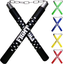 Nunchuck,Safe Foam Training Nunchucks/Nunchakus with Steel Chain for Kid