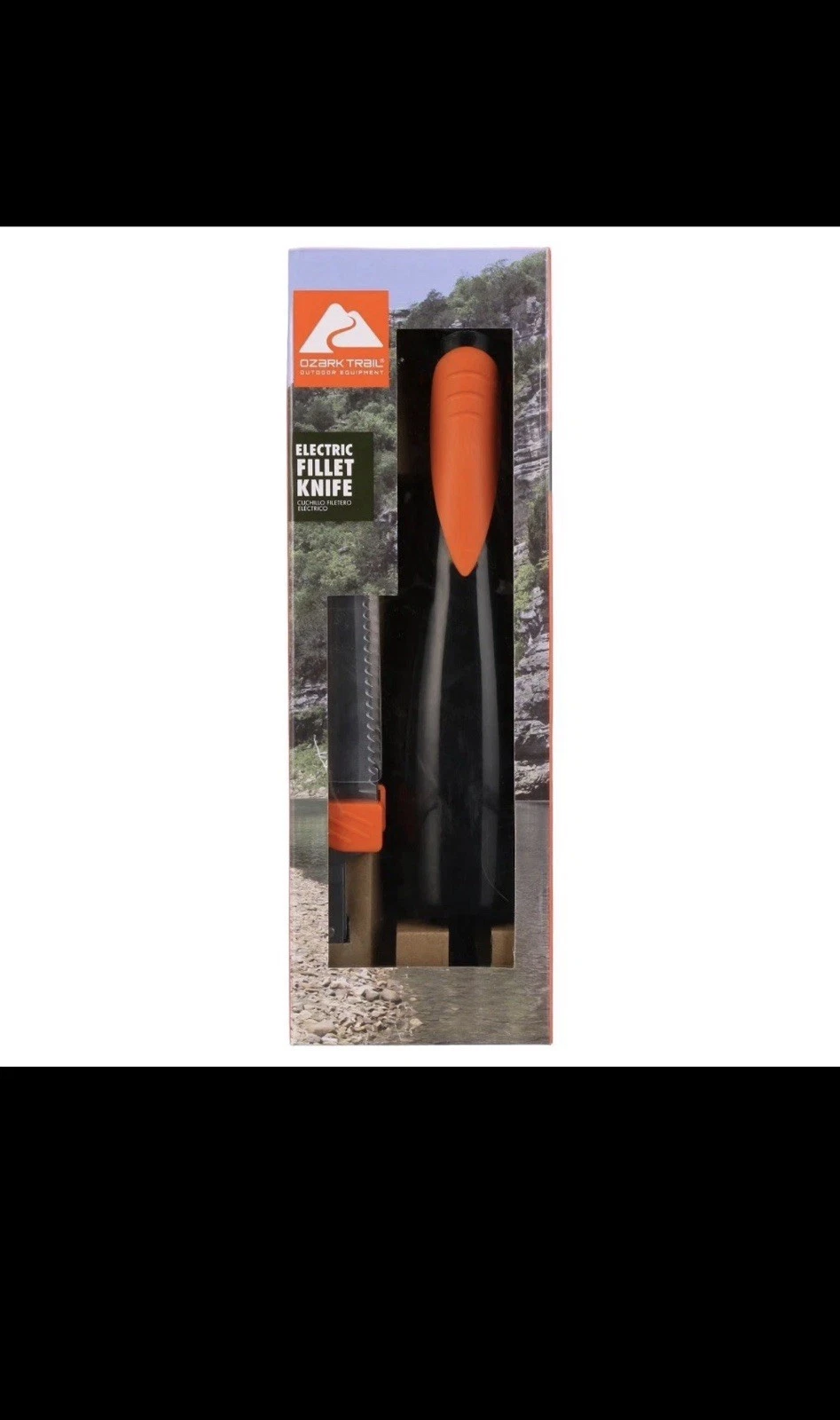 Ozark Trail Electric Fishing Fillet Knife With Serrated Blade