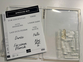Stampin' Up! Klarstempelset „Sprüche Mix“ Clear Stamps Thema Sprüche