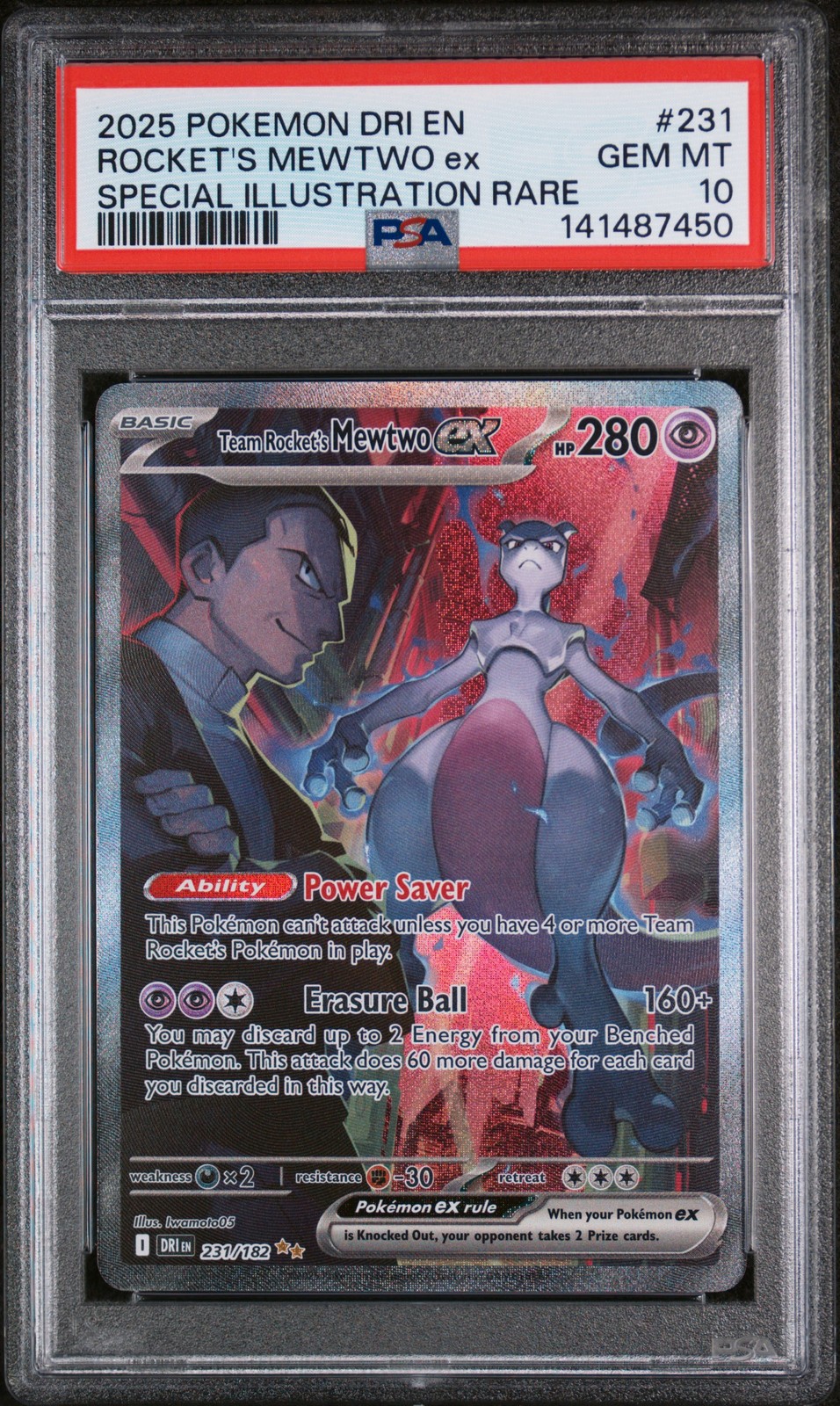Mewtwo Destend Rivals Team Rocket's Mewtwo ex 2025 Scarlet & Violet: Destined Rivals #231/182 ...
