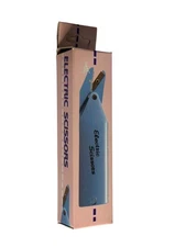 VTG Lavender Electric Scissors Cordless Fabric Cutter 60s/70s w/ Case Crafters