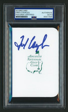 Fred Couples Signed Score Card (PSA) Augusta National Golf Club Masters Auto