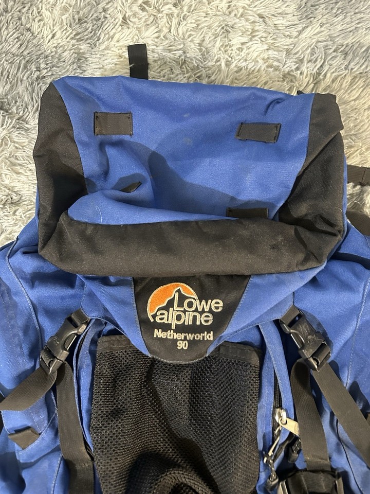 Lowe Alpine Netherworld 90 Liter Internal Frame Backpack Hiking Camping ...