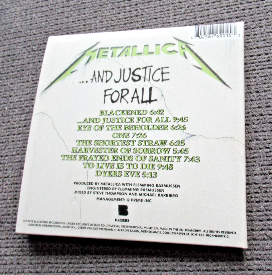 Metallica - And Justice for All (Remastered 2018) - CD - Bild 2 von 2