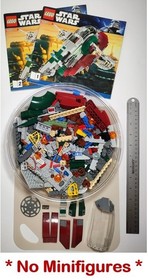 LEGO STAR WARS:  8097 Slave 1 - Complete Build w/Instr's, No Box, NO MINIFIGURES