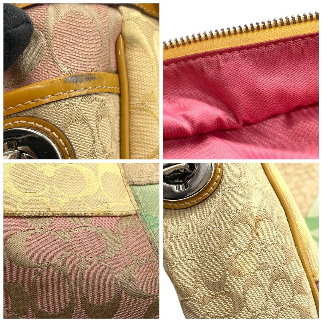 Authentic COACH Patchwork Signature Shoulder Bag … - image 10