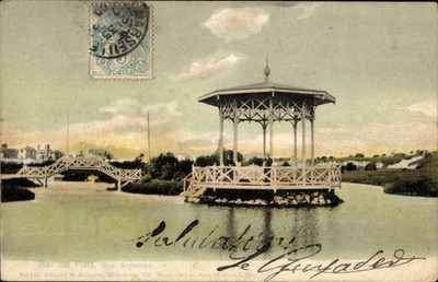 Ak Mar del Plata Argentinien,  Pavillon am Wasser, Poststempel,... - 4932151