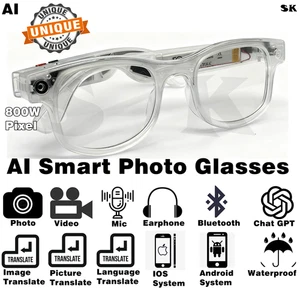 Reading glasses Bluetooth Smart Glasses with Speakers Eyewear Music translator H
