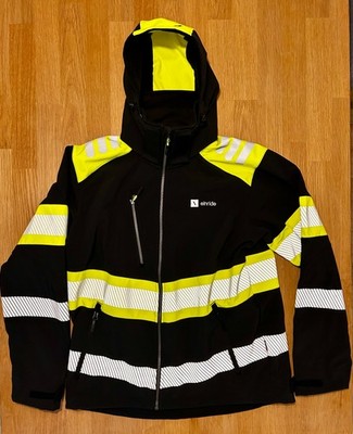 BLÅKLÄDER Blaklader Softshelljacke High Vis 4494-2513 Weste Größe L Schwarz/Gelb