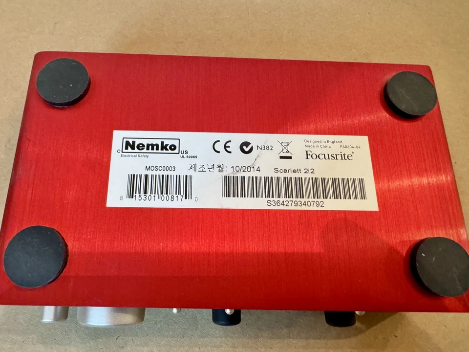 Focusrite Scarlett 2i2 USB Audio Interface (Unit Only) - Image 2 of 4