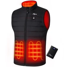 Telguua Heated Vest for Men with Battery Pack Included Warm Men's Heated Vest...