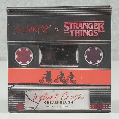 Colourpop Stranger Things Instant Crush Cream Blush Limited Edition Purple Plum