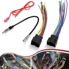 Radio Wiring Harness with Antenna Adapter Compatible with 2006-2013 GM GMC Si...
