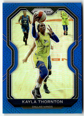 Panini WNBA Prizm 2021 Basketball No. 83 Kayla Thornton Blue Prizm 83/149
