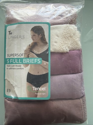 TU Women's Full Briefs 5-Pack Size 22 - BNWT