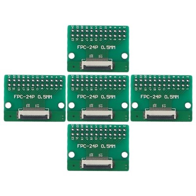 24P Flat Flexible Cable Adapter Boards Reliable Connection Solution in a 5 Pack