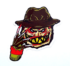 "A Nightmare on Elm St." Cut Sticker Decal Movie Horror Film Freddy Krueger