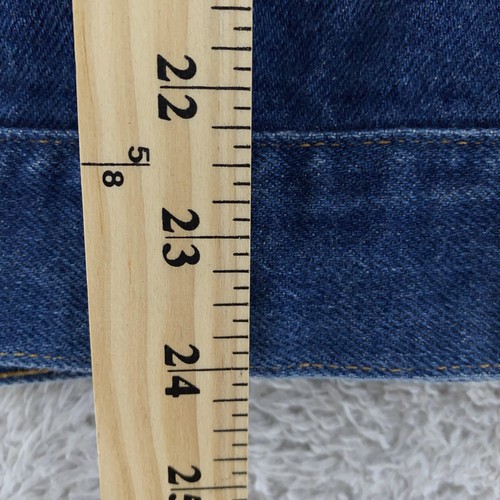 Vintage Rustler Jacket Mens CROP FIT Small Denim Trucker Western Cowboy USA 90s - Picture 5 of 7