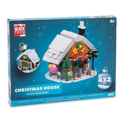 Weihnachtshaus Modellbaustein Ziegel Bausatz (33 x 25 x 5 cm)