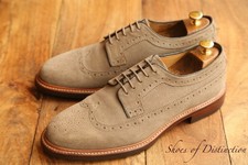 Oliver Sweeney Painswick Grey Suede Derby Brogue Shoes UK 9 US 10