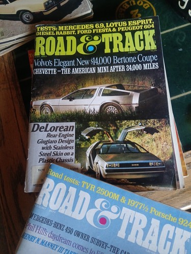 Road And Track 1977 Full Year Lot of 12 Magazines Porsche Ferrari Zephyr Cars - Picture 8 of 16
