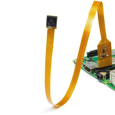 1/4 Inch 5 Megapixels Sensor Mini Module with Flex Cable for Raspberry Pi 4B,...