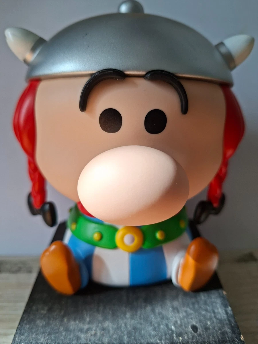 Figurine Obélix Menhir Message – Plastoy 8 Cm – PVC Peint Main – Collection Astérix