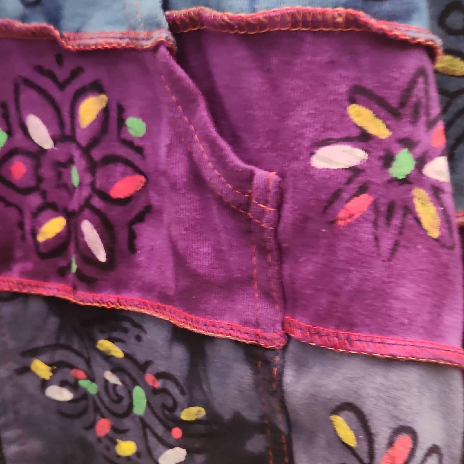 Rising International Multicolor Patchwork Flower … - image 6