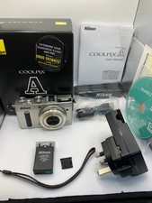 Nikon COOLPIX A 16.2MP APSC Digital Camera Silver Boxed V Low S/C 2287 EXCELLENT