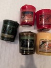 Yankee Candle CHRISTMAS Votive Lot- 5 Christmas Cookie, Mistletoe &More — photo 3