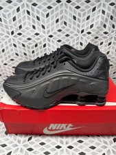 Nike Shox R4 Triple Black CW2626-003 GS SZ 6.5Y New Casual Classic BRAND NEW