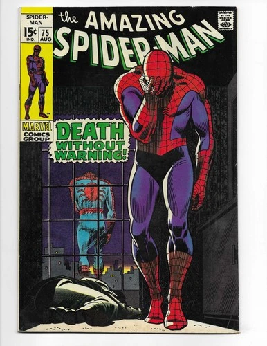 Amazing Spider-Man 75 1969 Marvel Comics VF- 7.5 Silvermane Man-Mountain Marko