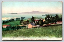 Auckland Harbor   New Zealand    Postcard