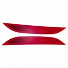 Pair Rear Lower Bumper Reflectors Marker Panels Lights For BMW M5 F90 2018-2023