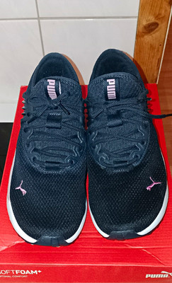 PUMA Pacer Future Sneaker atmungsaktiv Schnürung Low Top Blau